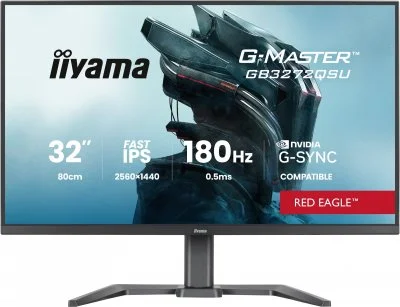 Ecran Pc Gamer 32'' Iiyama G-master Gb32272qsu-b1-qhd-180hz/0,5ms