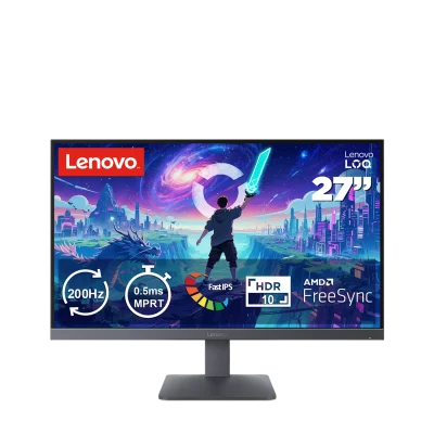 Ecran PC Gamer Lenovo LOQ 27Q-10 27"" 180 Hz QHD Noir