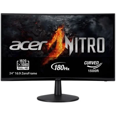 Ecran PC Gaming Acer Nitro ED240QS3BMIIPX 24"" Incurvé Full HD Noir