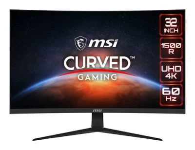Ecran PC Gaming Msi G321CU 31,5 pouces Incurvé UHD Noir