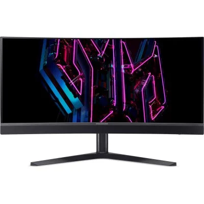 Ecran PC Gaming OLED Acer Predator X34Vbmiiphuzx 34"" Incurvé QHD Noir