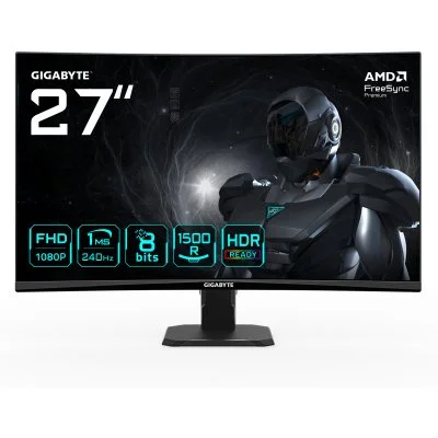 Ecran PC > Gigabyte Gigabyte Ecran PC Gigabyte GS27FC2 27"" CURVE FHD/240Hz/VA/1ms/Adapt Sync