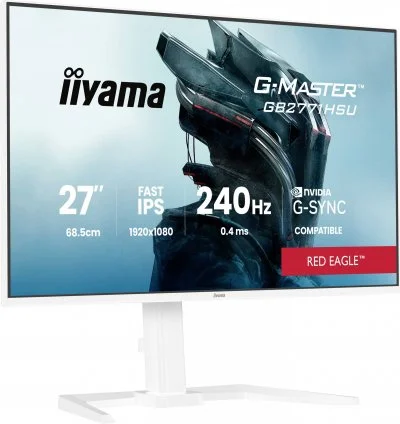 Ecran PC Iiyama 27"" FHD/240Hz/Fast IPS/0.4ms/Pivot/G-SYNC/Blanc