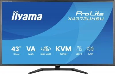 Ecran PC Iiyama 43"" 4K/60Hz ou FHD/120Hz VA/3ms/USB-C/KVM