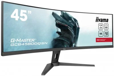 Ecran PC Iiyama GCB4580DQSN-B1 45"" CURVE DQHD/165Hz/VA/0.8ms/FS