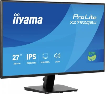 Ecran PC Iiyama X2792QSU-B1 27"" QHD/120Hz/IPS/3ms/AdaptiveSync