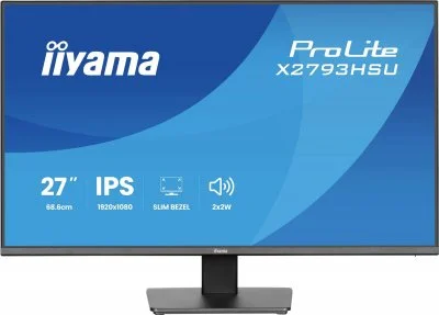 Ecran PC Iiyama X2793HSU-B1 27"" FHD 120Hz/IPS/1ms/HP/USB HUB