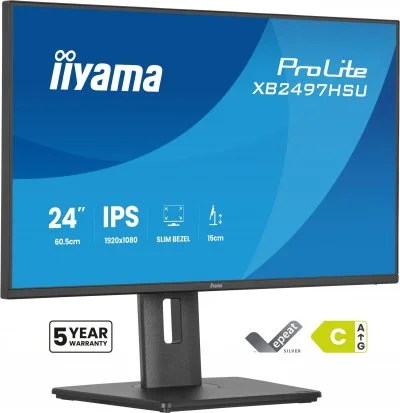 Ecran PC Iiyama XB2497HSU-B1 23.8"" FHD 120Hz/IPS/4ms/Pivot/AdaptS