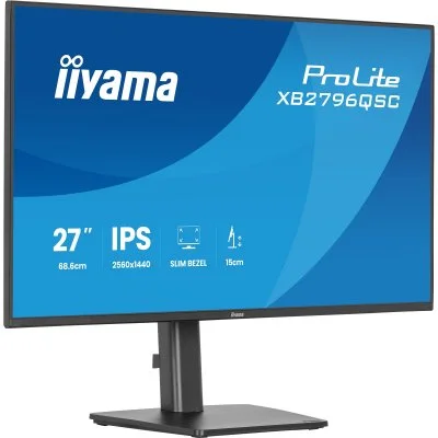 Ecran PC Iiyama XB2796QSC-B1 27"" QHD/75Hz/USB-C PD 65W