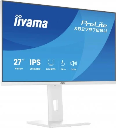 Ecran PC Iiyama XB2797QSU-W1 27"" QHD/75Hz/IPS/1ms/Pivot/AdaptiveS
