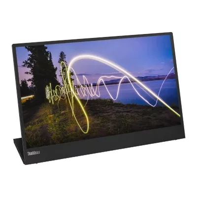 Ecran PC LED ThinkVision M15 - Portable 60 Hz 6 ms 15.6"" Noir corbeau