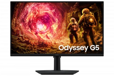 Ecran PC Samsung Odyssey G5 27"" QHD/180Hz/1ms/F-IPS/Pivot/FreeSync
