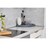 WENKO Egouttoir d'angle tara en plastique gris