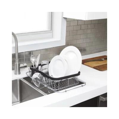 Egouttoir extensible et rétractable en fer noir Sinkin - Umbra