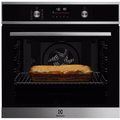 Electrolux Four intégrable 72l 56cm pyrolyse inox/noir - EOF6P66X1