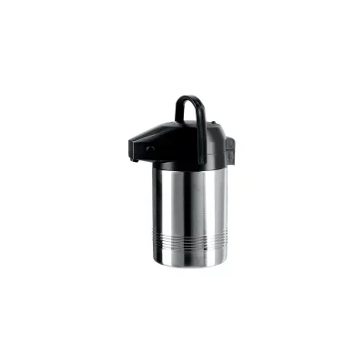 Emsa 637301600 President Pichet Isotherme À Pompe Inox / Noir 3,0 L