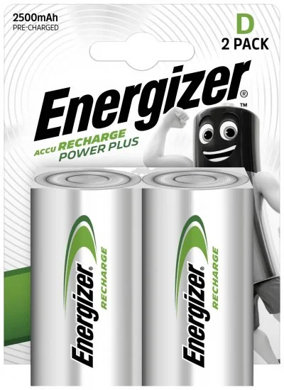 Energizer HR20/D 2 batteries rechargeables Ni-MH