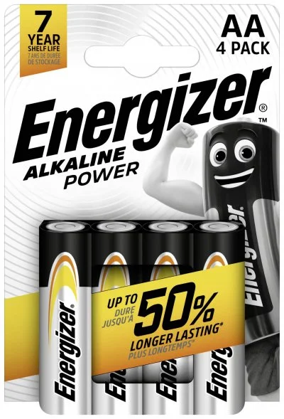 Energizer Pile alcaline AA / LR6 Power - Lot de 4