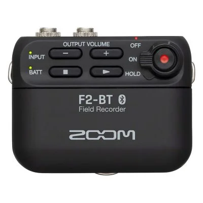 Enregistreur Portatif F2 Bluetooth ultra compact avec micro lavalier