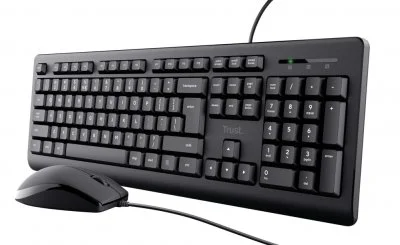 Ensemble clavier souris filaire Trust primo 23993