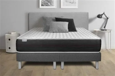 Ensemble matelas 200x200 Ressorts - 24 cm