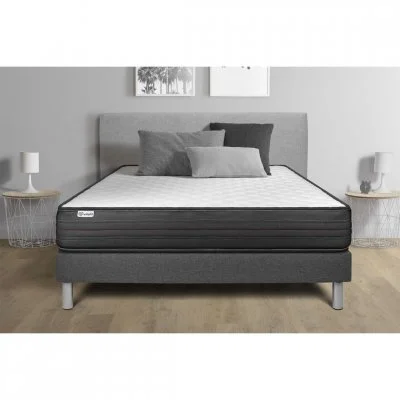 Ensemble matelas mémoire de forme + sommier 90x190 cm VITALIT - VITALPOWER