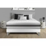 VITALIT Ensemble matelas mousse polyuréthane à mémoire de forme + sommier 90x190 cm - VITALMEMO BACK