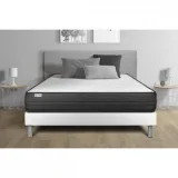 VITALIT Ensemble matelas mousse polyuréthane à mémoire de forme + sommier 90x190 cm - VITALPOWER