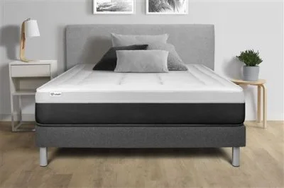 Ensemble matelas ressorts ensachés et mémoire de forme + sommier 200x200 cm VITALIT - VITAL FORM