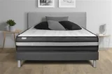 VITALIT Ensemble matelas sommier VITALPOWER ZEN 160 x 200 cm - Couleur: Gris - Gris