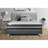 VITALIT Ensemble matelas sommier vitalspring zen 90 x 190 cm - Couleur: Gris - Gris
