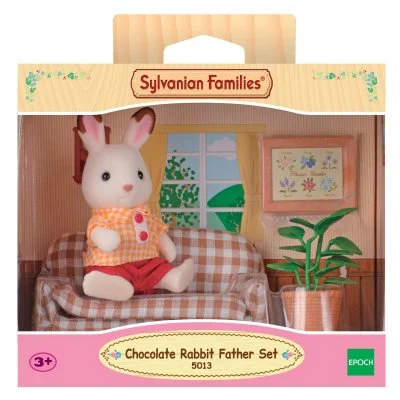 Ensemble Père Lapin Chocolat Sylvanian Families