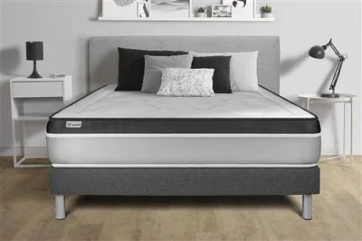 Ensemble Sommier Matelas 140x190 VITAL ERGO - 26cm - Ferme