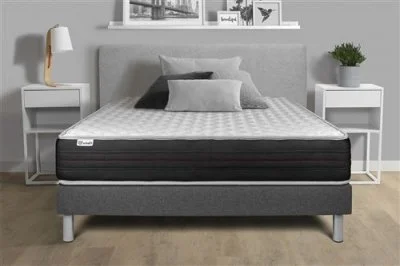 Ensemble Sommier Matelas 140x190 VITALMEMO ONE - 24cm - Ferme