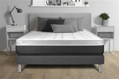Ensemble Sommier Matelas 200x200 VITAL SOFT - 26cm - Equilibré