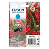 EPSON 503 Cartouche d'encre Cyan Original C13T09Q24010