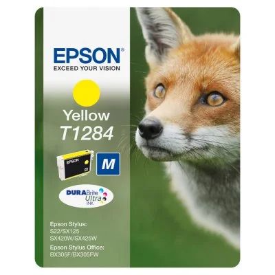 Epson cartouche t1284 - renard - jaune