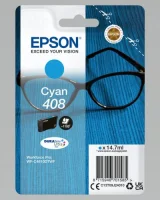 EPSON Singlepack Cyan 408 DURABrite Ultra Ink