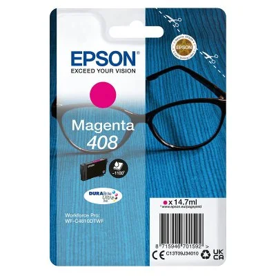 Epson Singlepack Magenta 408 DURABrite Ultra Ink