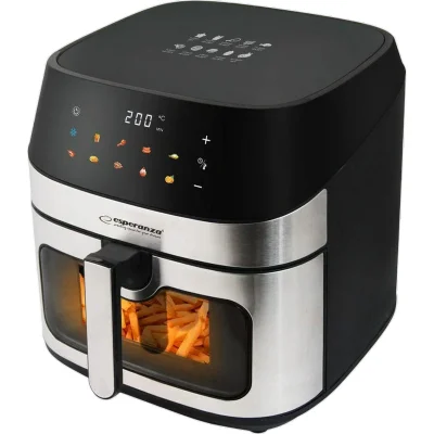 Esperanza - eka005 friteuse sans graisse 8l, 1600w acier inoxydable
