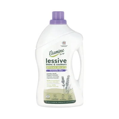 ETAMINE DU LYS Lessive Liquide Blanc et Couleurs à la Lavande 1 L