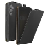 AVIZAR Etui à Clapet Vertical Samsung Galaxy A05s Porte-carte intégré Noir