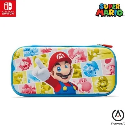 Etui de protection gaming PowerA Slim Case Photo Booth Mario pour Nintendo Switch