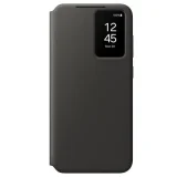 SAMSUNG Etui Folio Clear View Cover avec porte-carte pour Galaxy S24 FE Noir