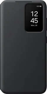 SAMSUNG Etui Folio Clear View Cover Noir pour G S24 - Neuf