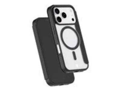 Etui Folio Forcecase MagSafe GRS Noir pour iPhone 17 Pro