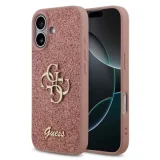 GUESS Etui Fixed Glitter Big 4G pour iPhone 17 rose - Neuf