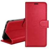 ZANAE Etui Portefeuille pour Samsung S20 FE Support et Languette Magnétique Zanaé Rouge