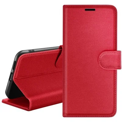 Etui Portefeuille pour Samsung S20 FE Support et Languette Magnétique Zanaé Rouge