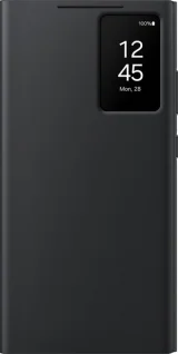 SAMSUNG Etui Smart View avec porte-carte pour Galaxy S24 Ultra Noir